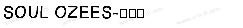 SOUL OZEES字体转换